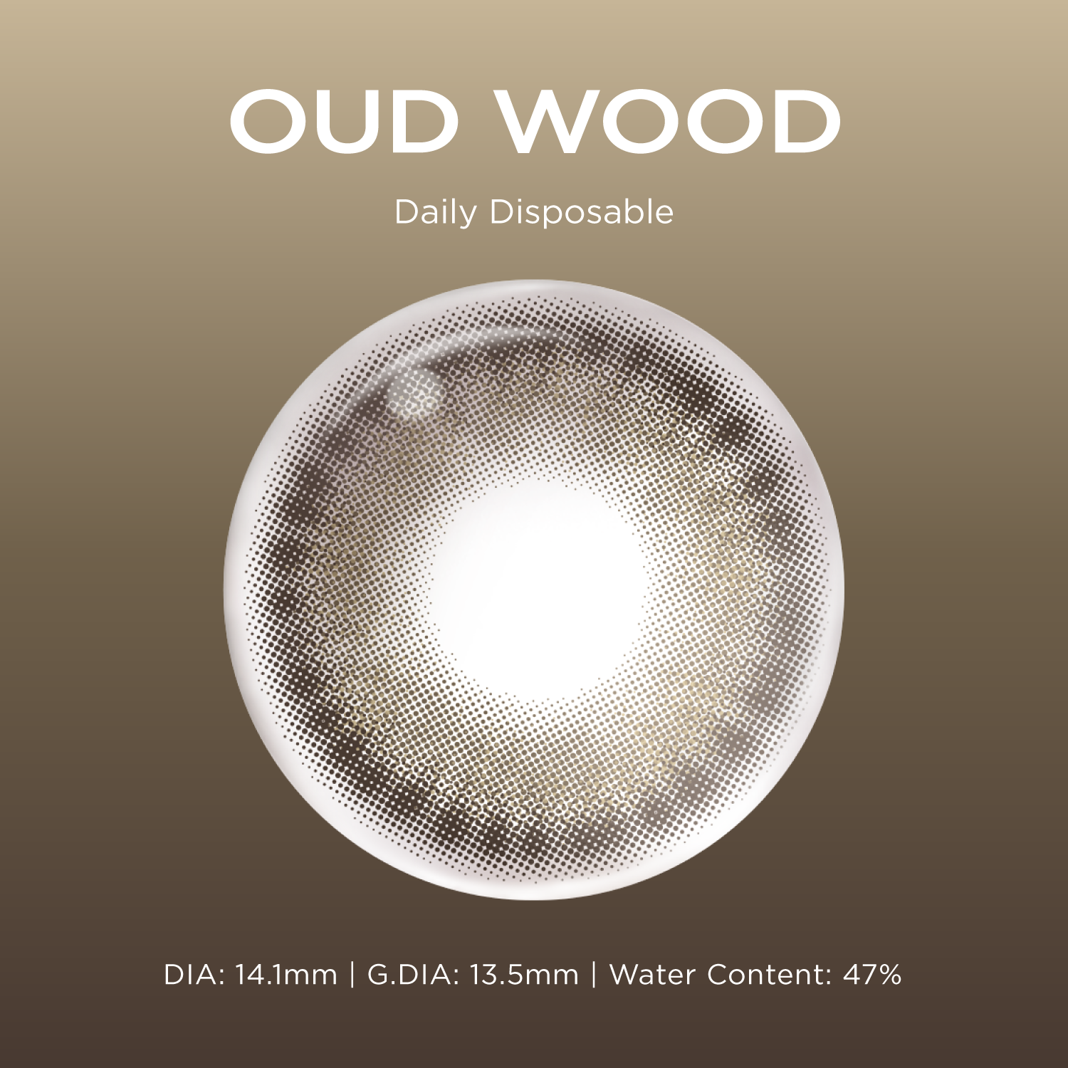 Breathe+Oud Wood silicone hydrogel color contacts