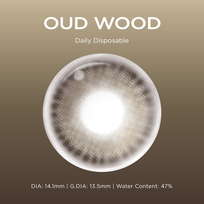 Breathe+Oud Wood silicone hydrogel color contacts