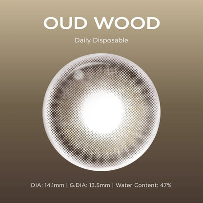 Breathe+ Oud Wood silicone hydrogel color contacts