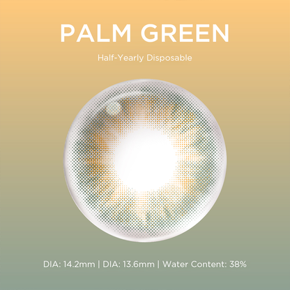 Palm Green green color contacts