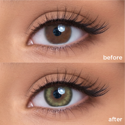 Pine Green green color contacts