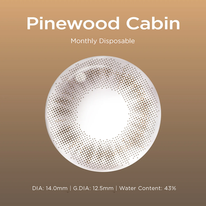Pinewood Cabin brown color contacts