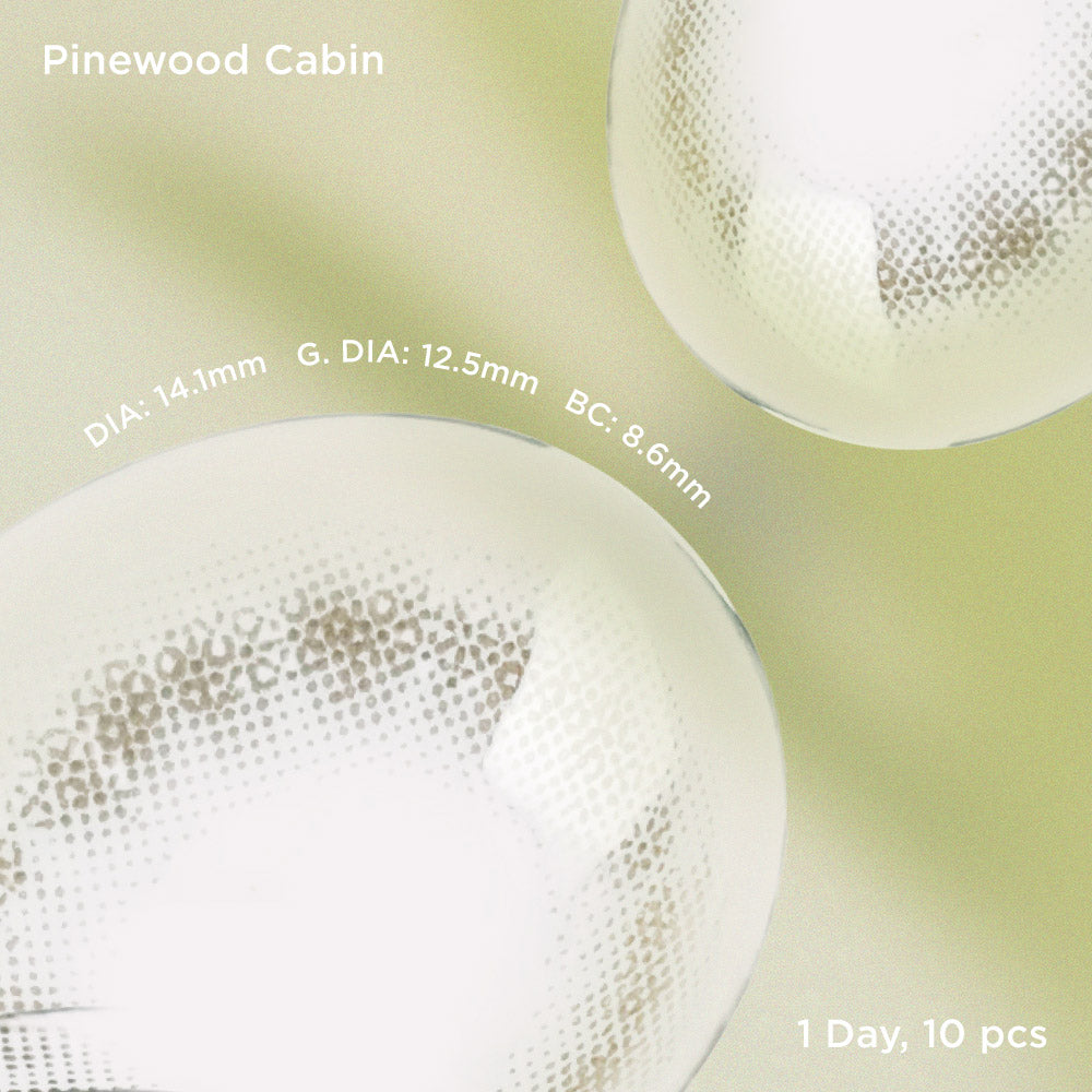 Pinewood Cabin brown color contacts