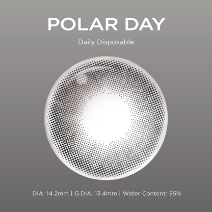 Polar Day black color contacts