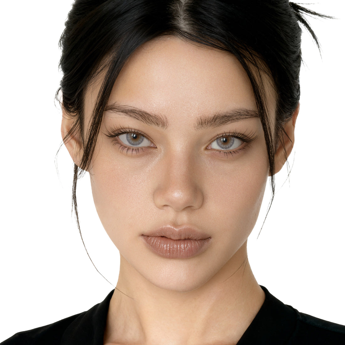 Polar Glacier grey color contacts