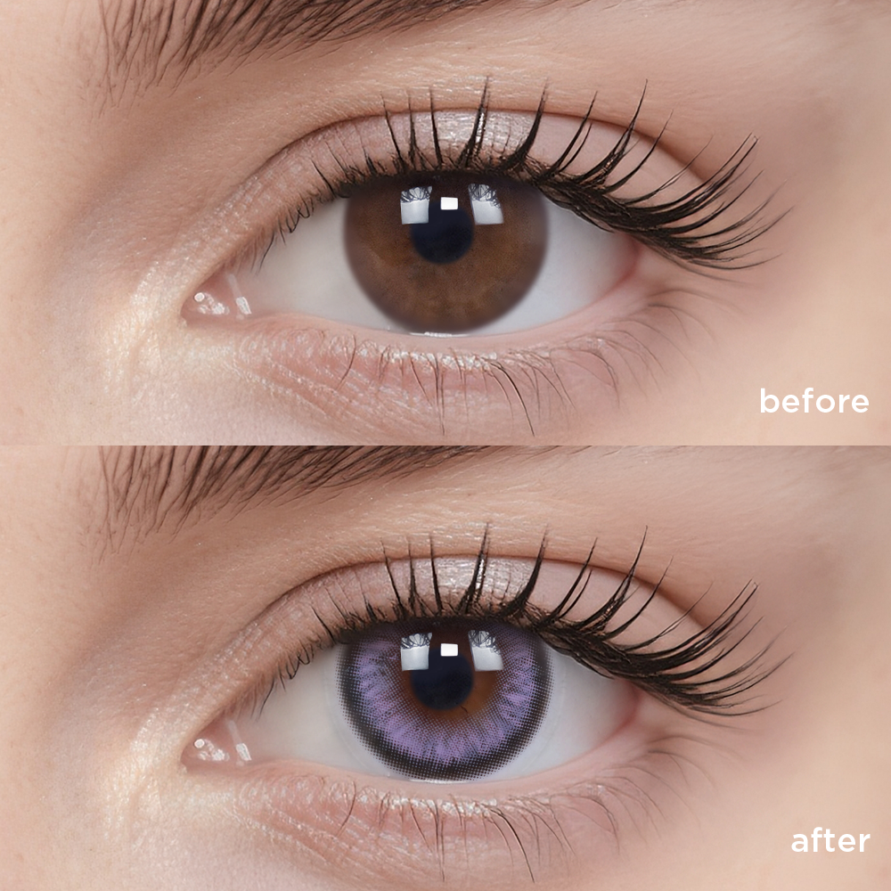 Rallendando purple color contacts