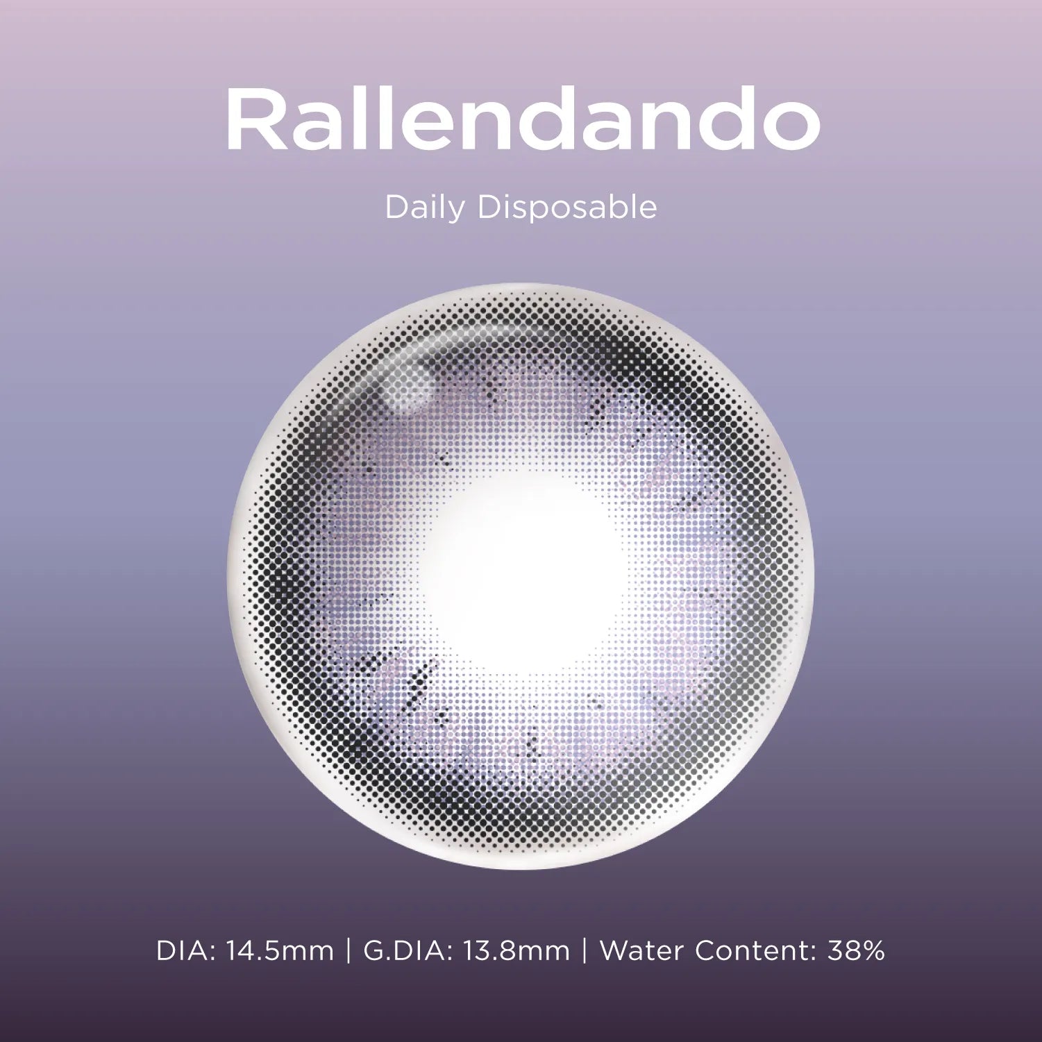 Rallendando purple color contacts