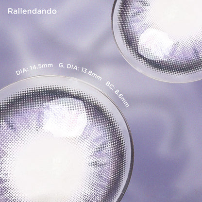 Rallendando purple color contacts