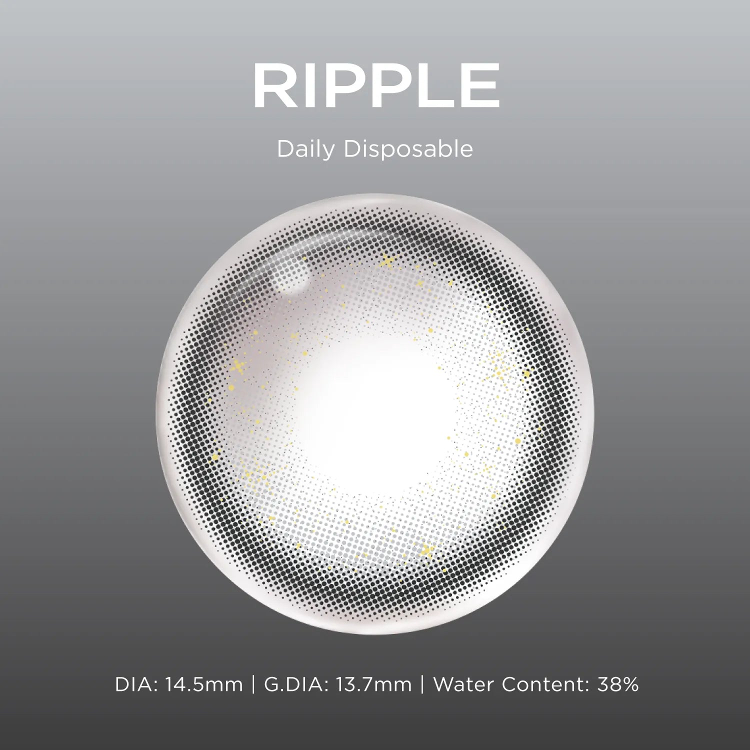 Ripple blue color contacts