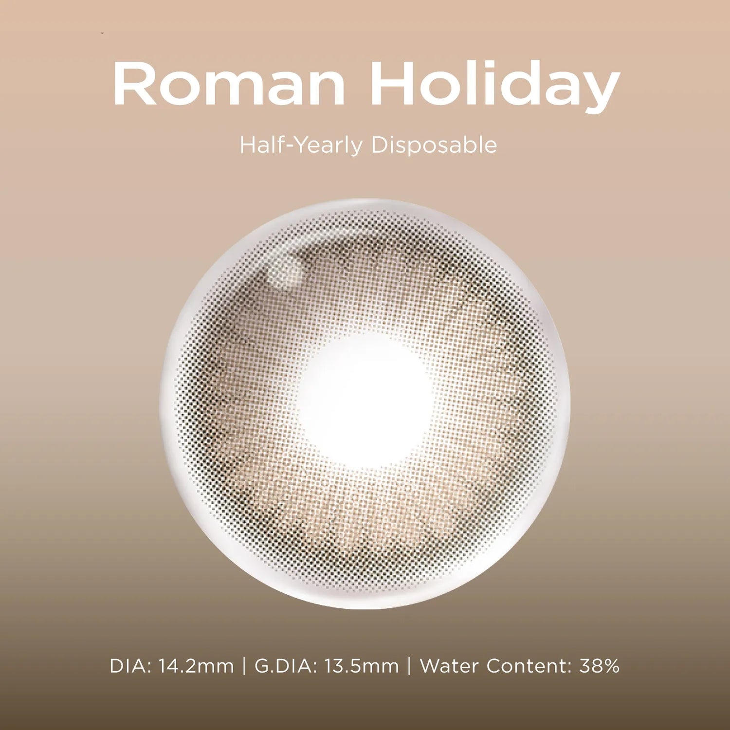 Roman Holiday brown color contacts