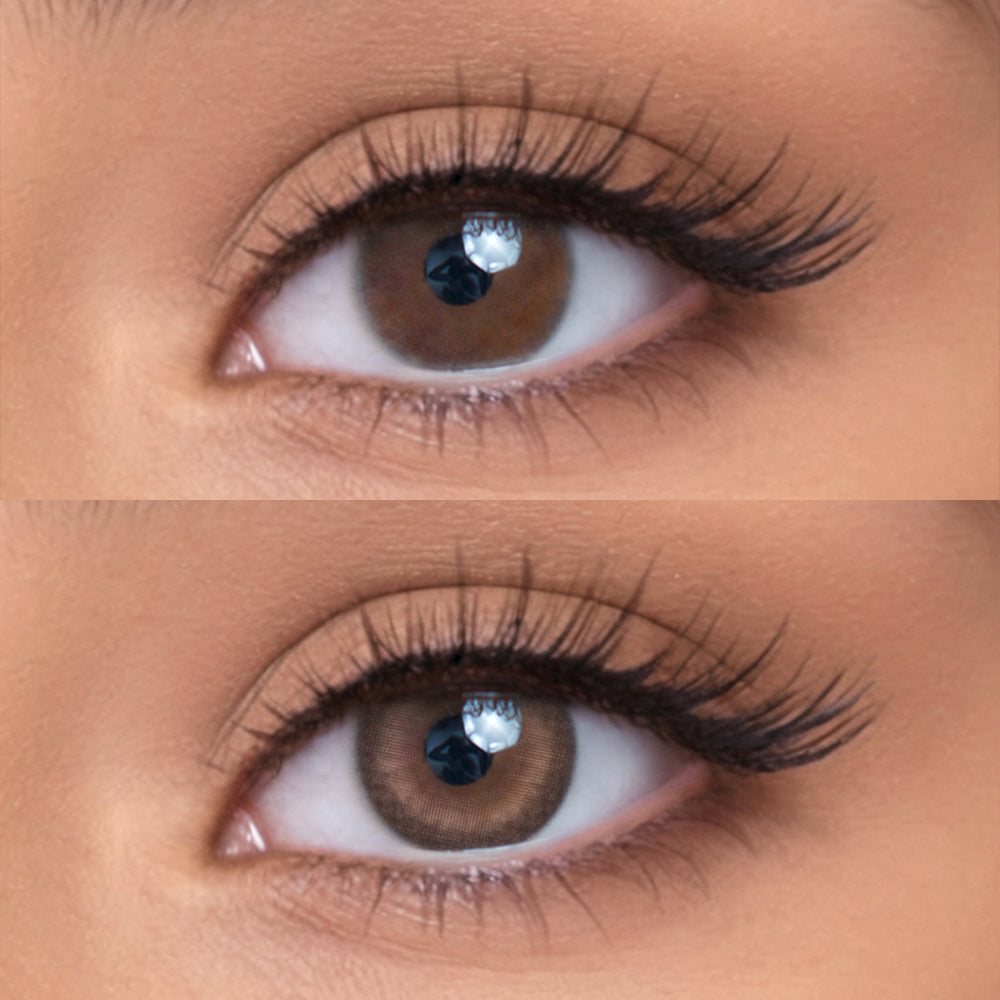 Rosy Brown brown color contacts
