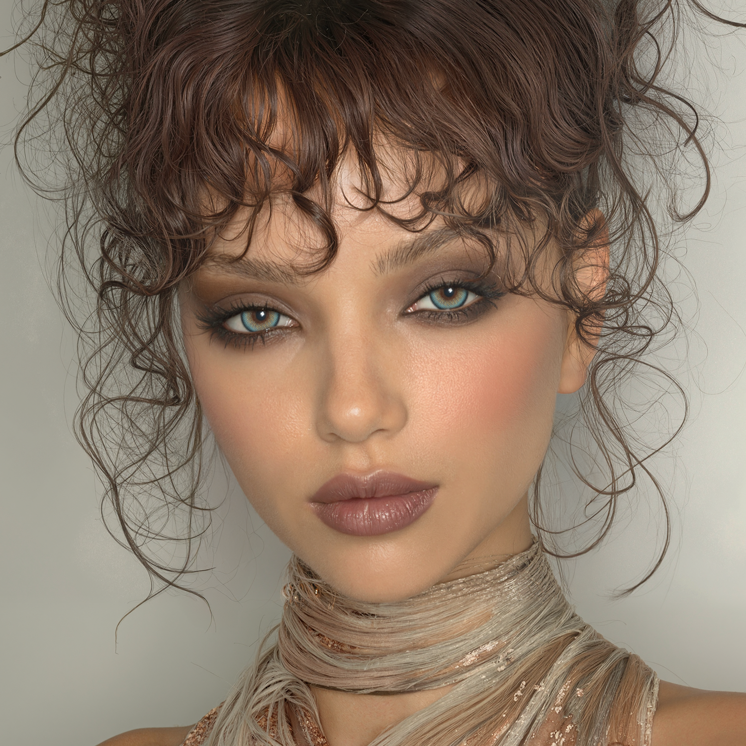 Sea Siren blue color contacts
