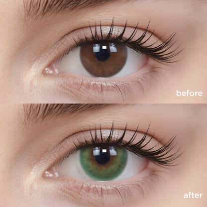 Spring Green green color contacts
