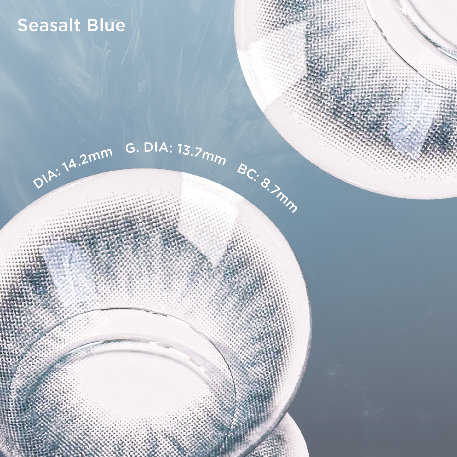 Seasalt Blue blue color contacts