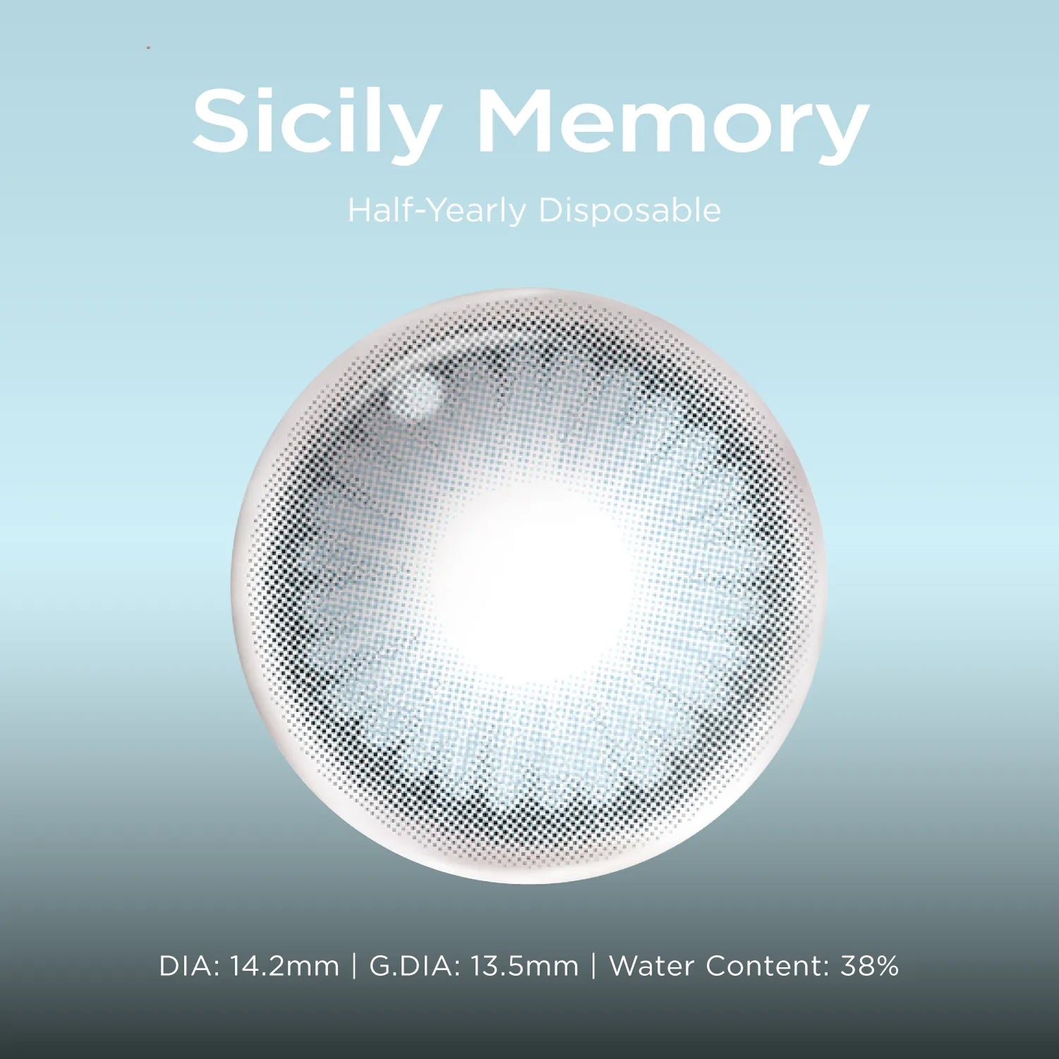 Sicily Memory blue color contacts