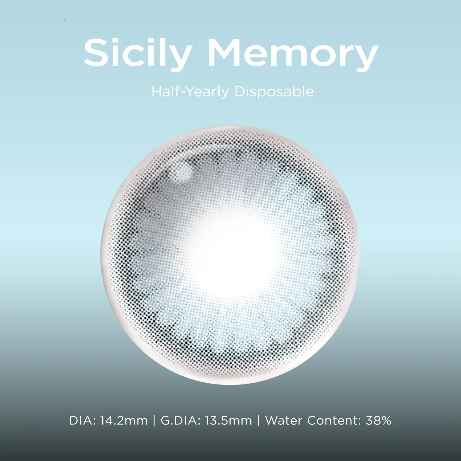 Sicily Memory blue color contacts
