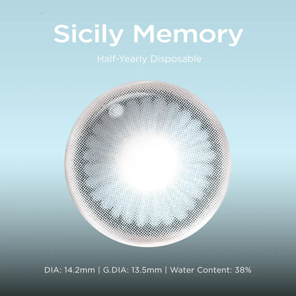 Sicily Memory blue color contacts