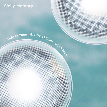 Sicily Memory blue color contacts