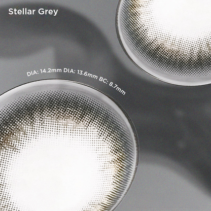 Stellar Gray grey color contacts