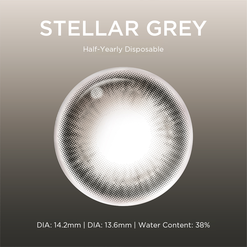 Stellar Gray grey color contacts