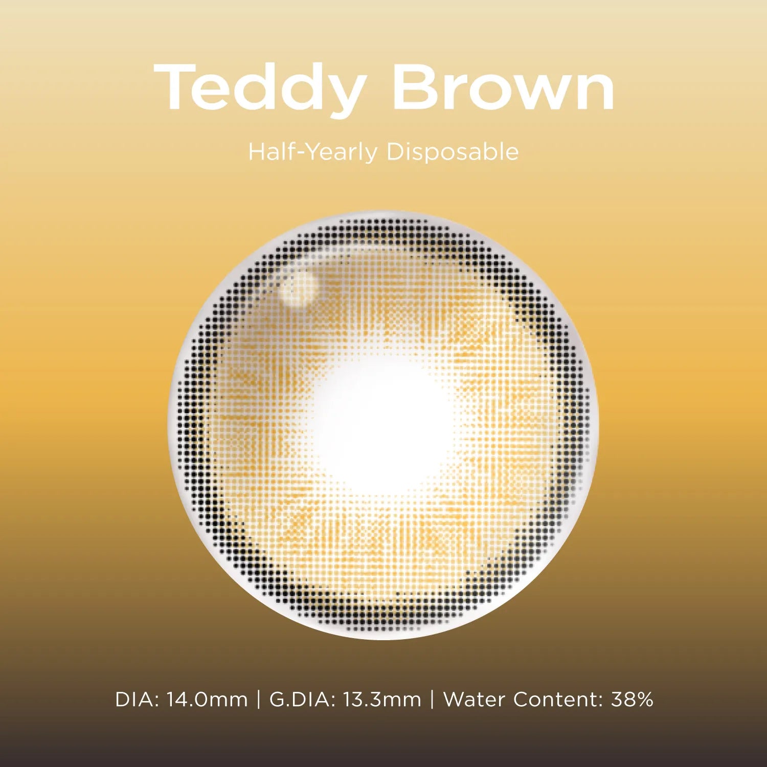 Teddy Brown brown color contacts
