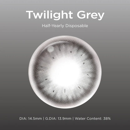 Twilight Gray grey color contacts