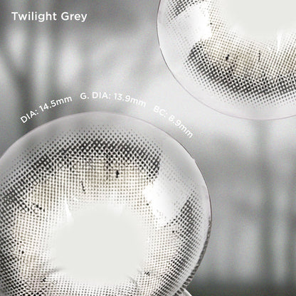 Twilight Gray grey color contacts