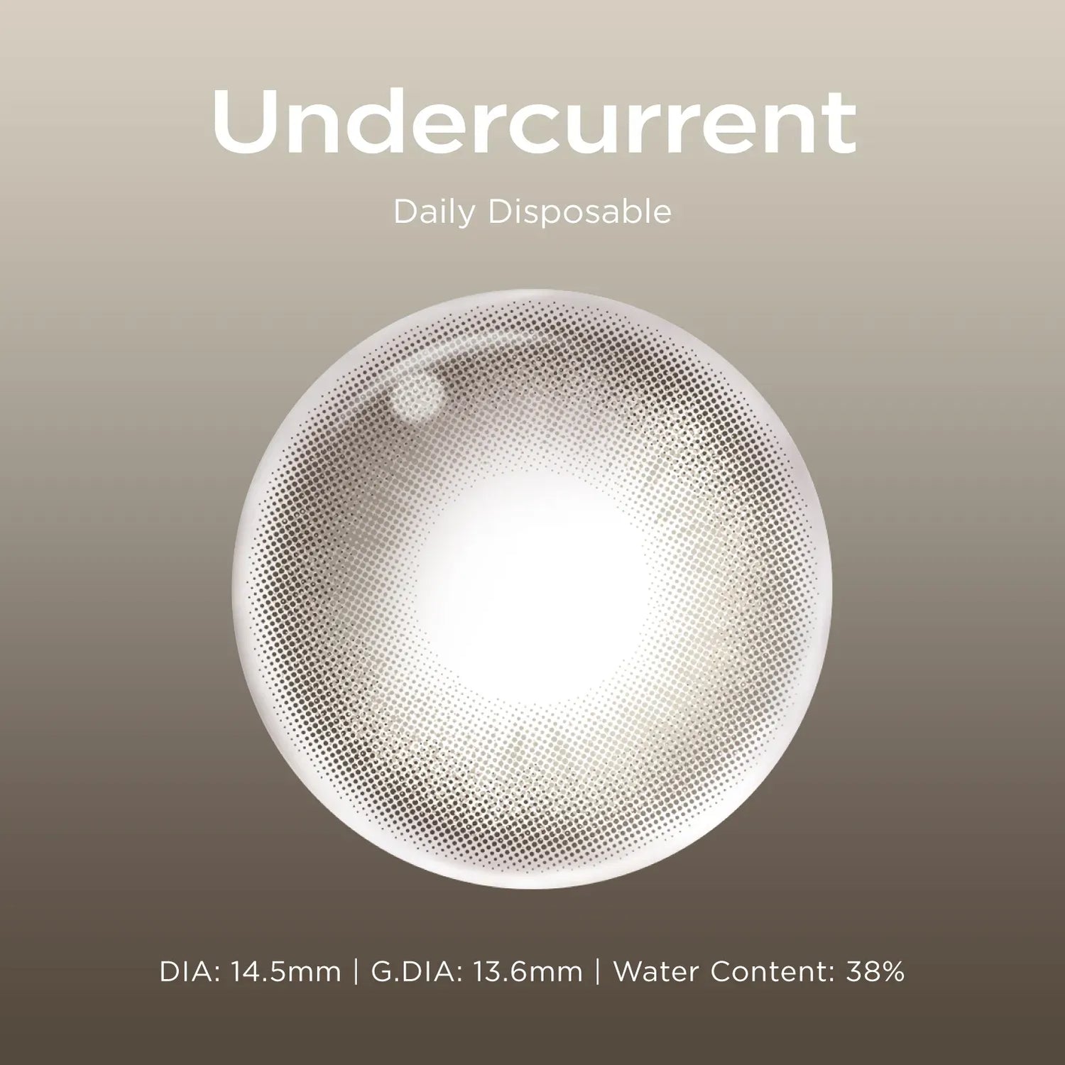 Undercurrent grey color contacts