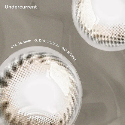 Undercurrent grey color contacts