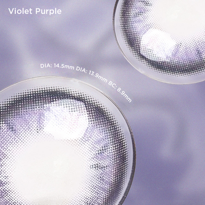 Violet Purple purple color contacts