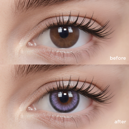 Violet Purple purple color contacts