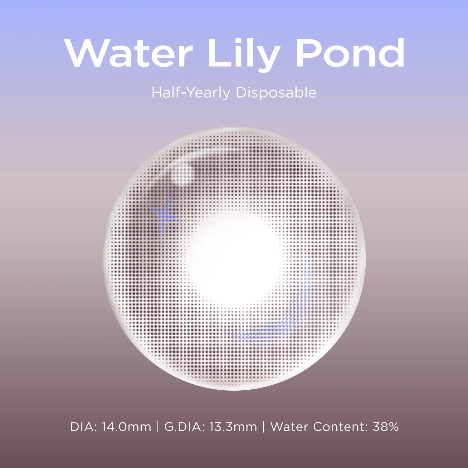 Water Lily Pond purple color contacts
