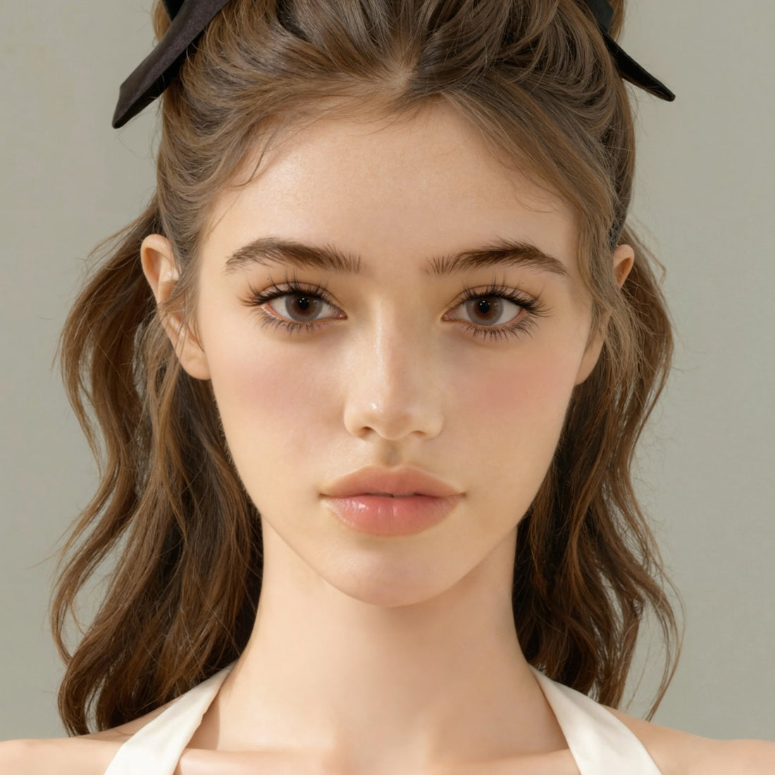 Whisper Beige brown color contacts