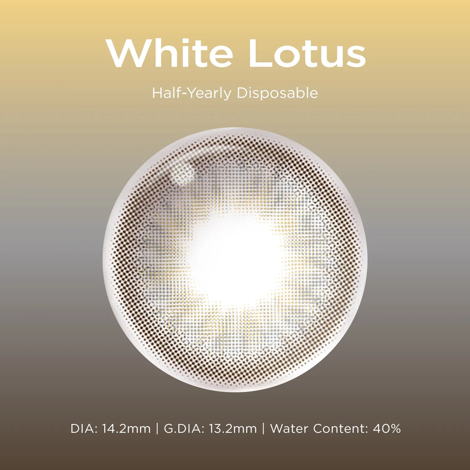 White Lotus brown color contacts