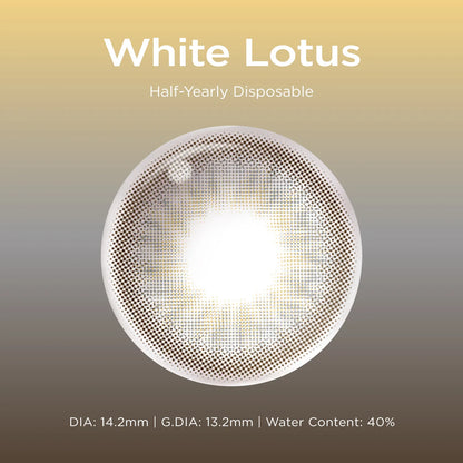 White Lotus brown color contacts