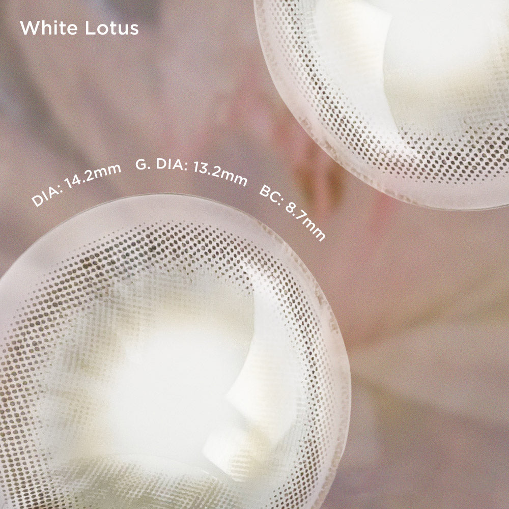 White Lotus brown color contacts