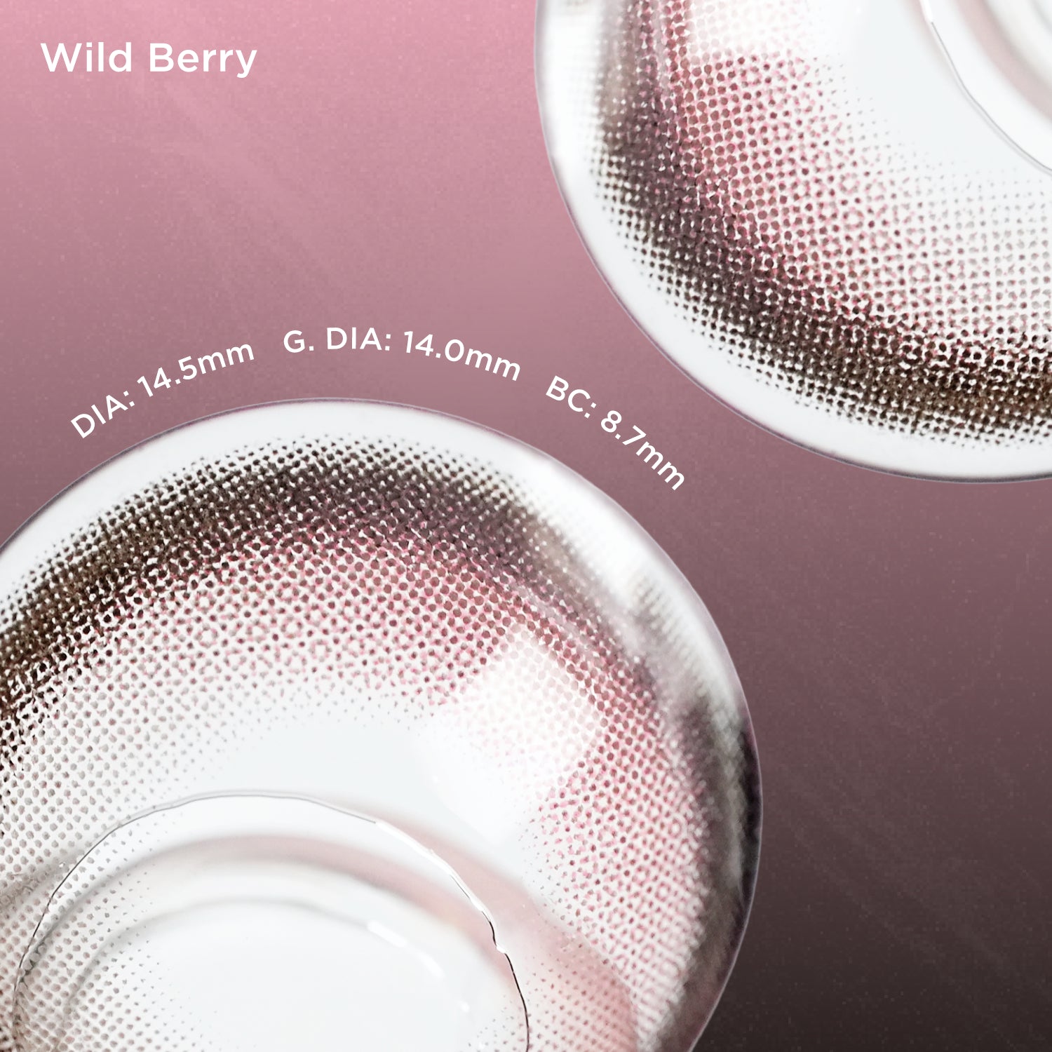 GlowyLock™ Wild Berry Axis-Lock color contacts