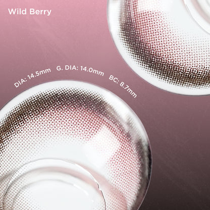 GlowyLock™ Wild Berry Axis-Lock color contacts
