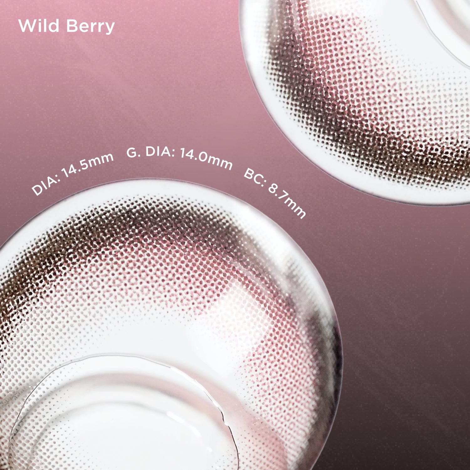 GlowyLock™ Wild Berry Axis-Lock color contacts