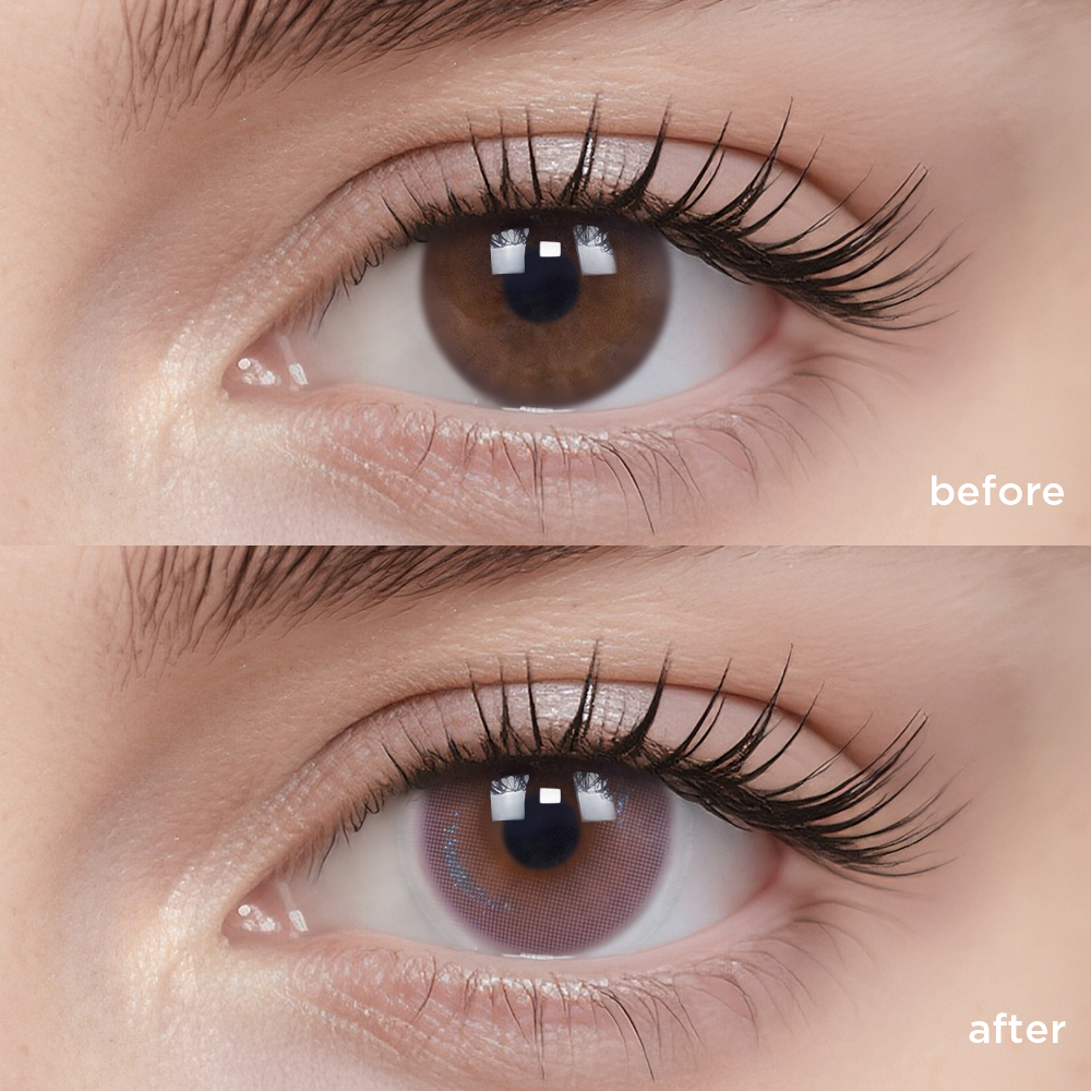 Water Lily Pond purple color contacts