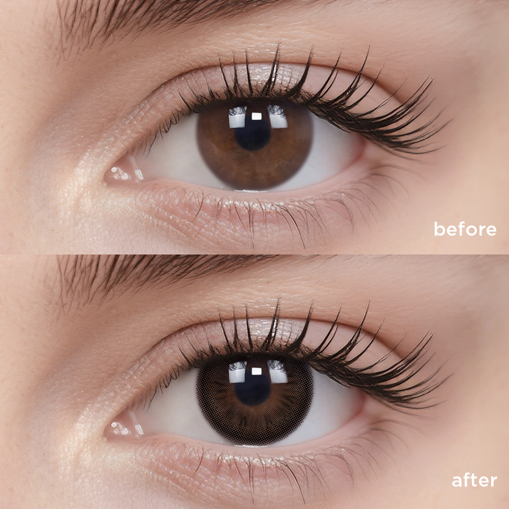 Barley Tea black color contacts