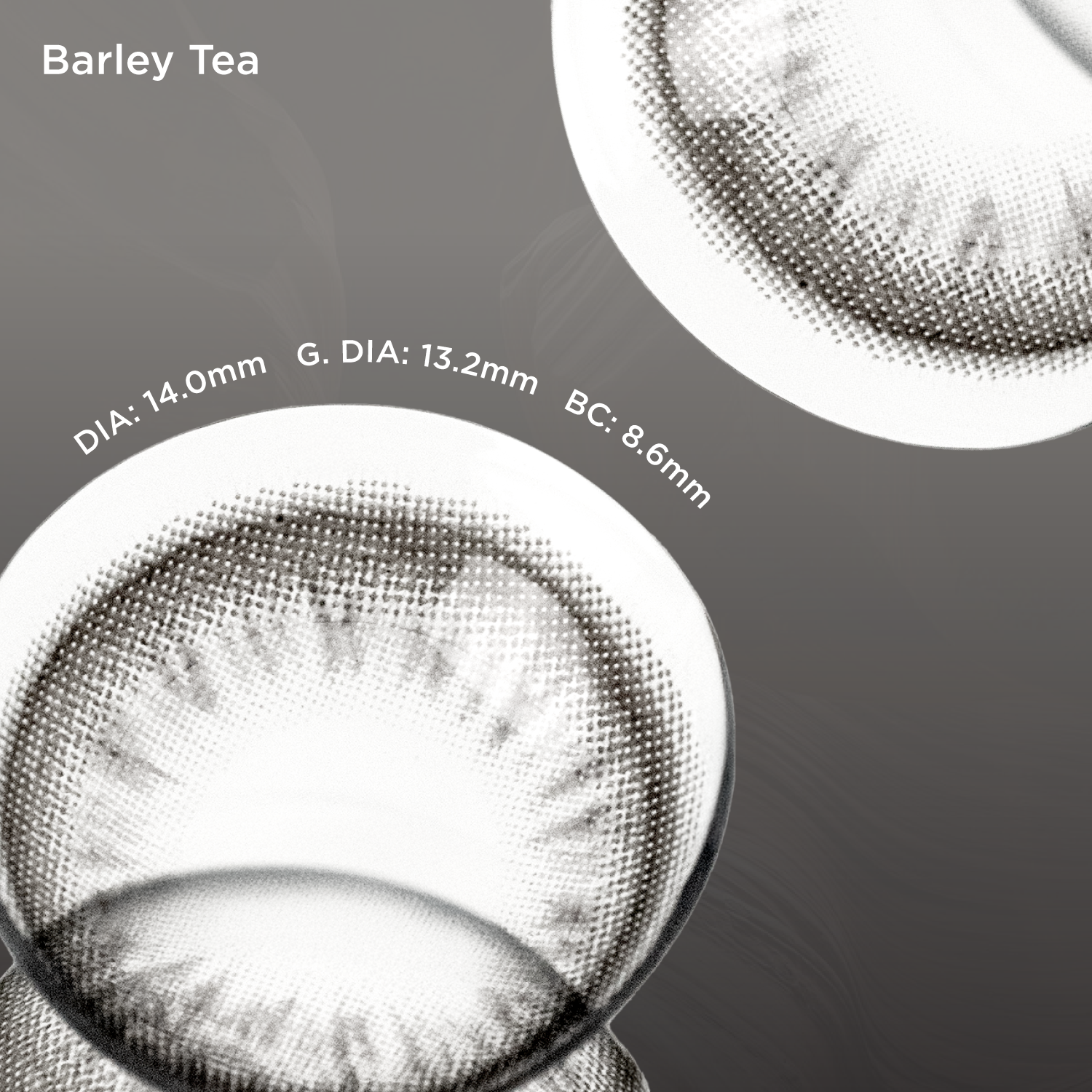 Barley Tea black color contacts