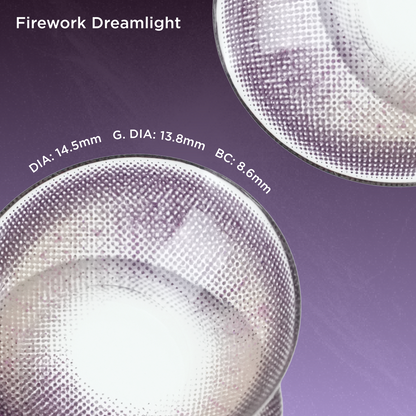 Dreamlight purple color contacts