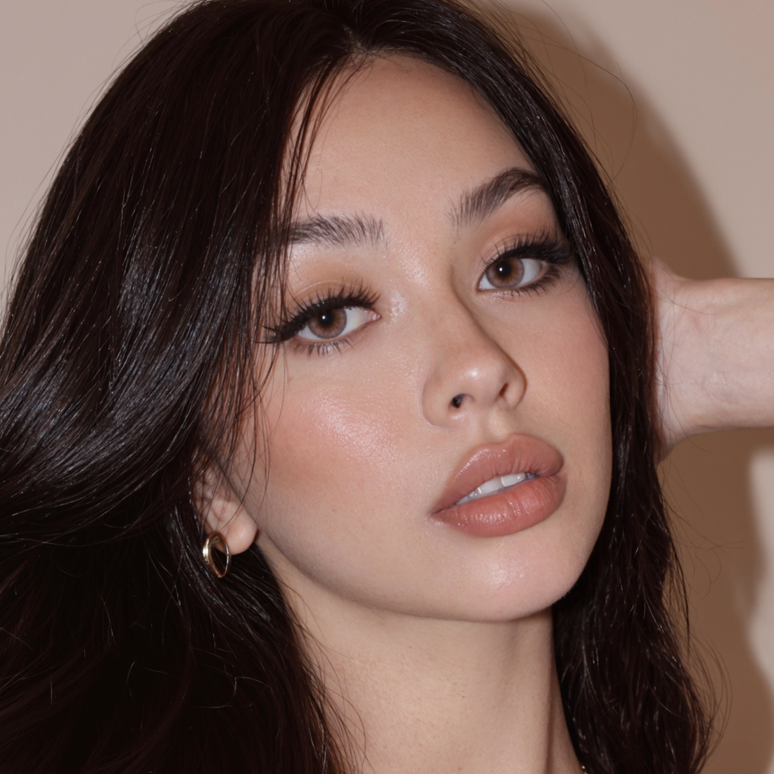Camellia Brown brown color contacts