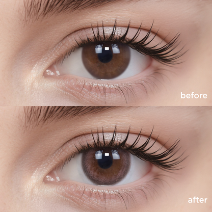Camellia Brown brown color contacts