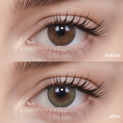 Oasis Green green color contacts