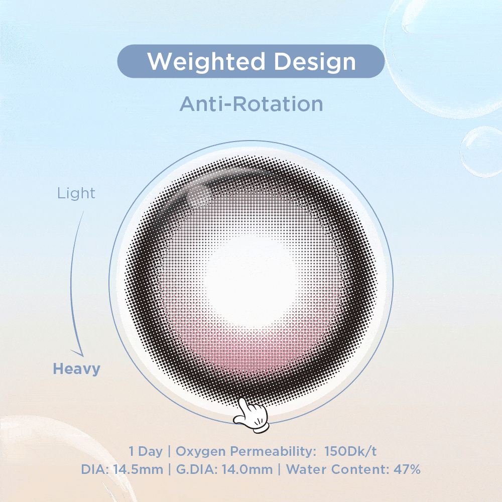 GlowyLock™ Wild Berry Axis-Lock color contacts