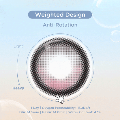 GlowyLock™ Wild Berry Axis-Lock color contacts