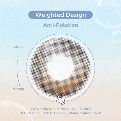GlowyLock™ The Macassar Axis-Lock color contacts