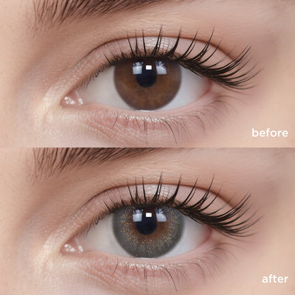 Heartbeat blue color contacts
